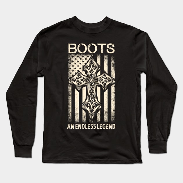 BOOTS Long Sleeve T-Shirt by ALEXANDRA PIVOVAROVA |